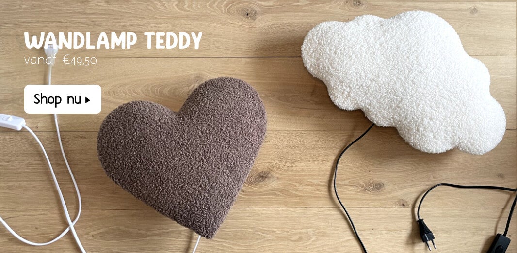 Wandlampen Teddy stof