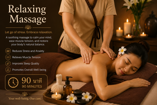 Relaxing Massage 90 minutes