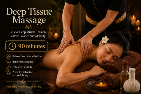 Deep tissue  90 minutes