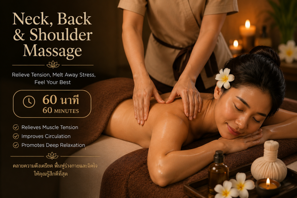 Head, Neck & Shoulder Massage 60 minutes