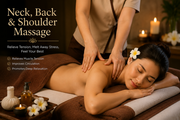 Head, Neck & Shoulder Massage 60 minutes
