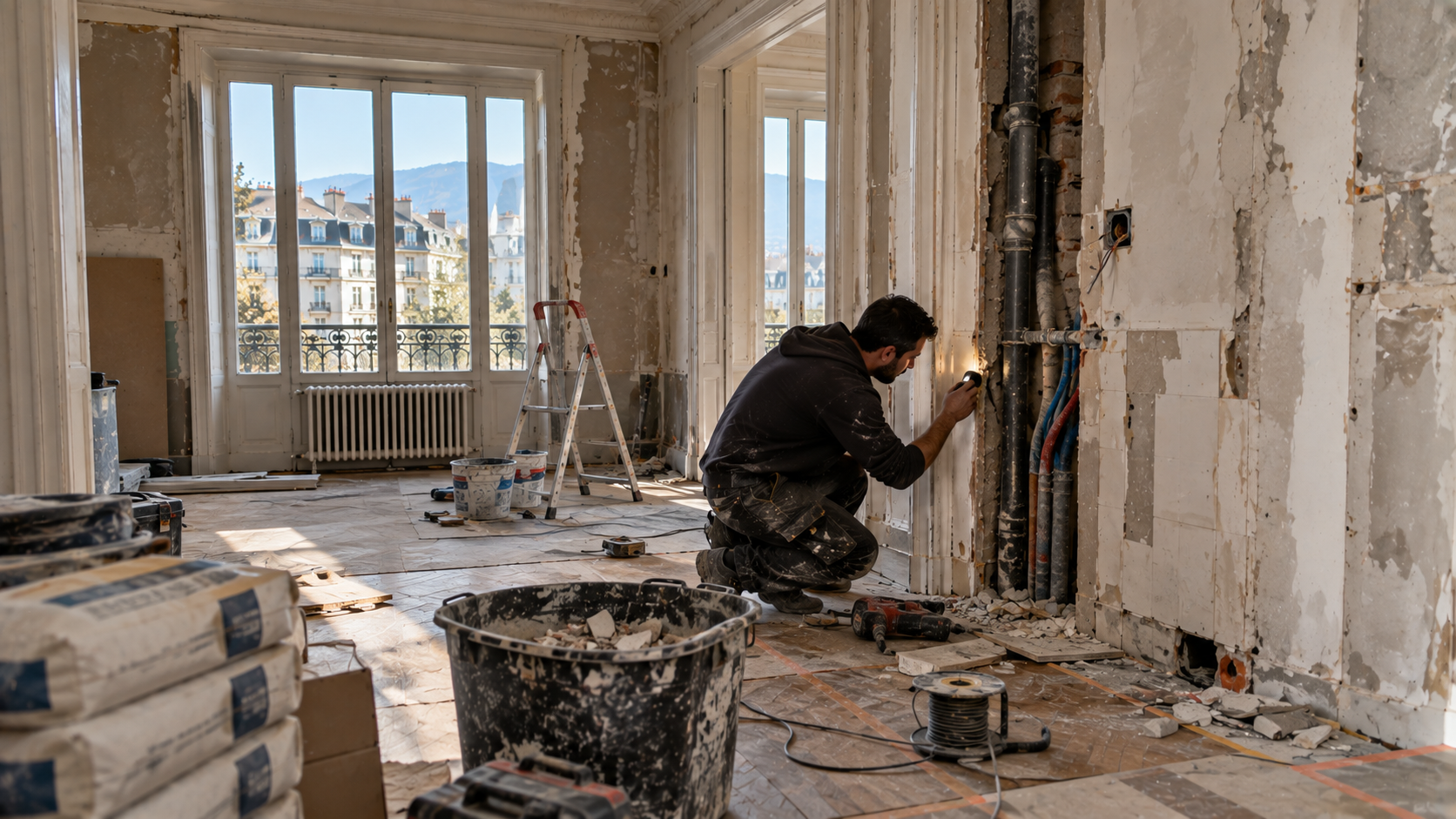 Rénovation appartement ancien Genève : surcoûts cachés avant travaux