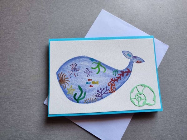 Carte mer baleine