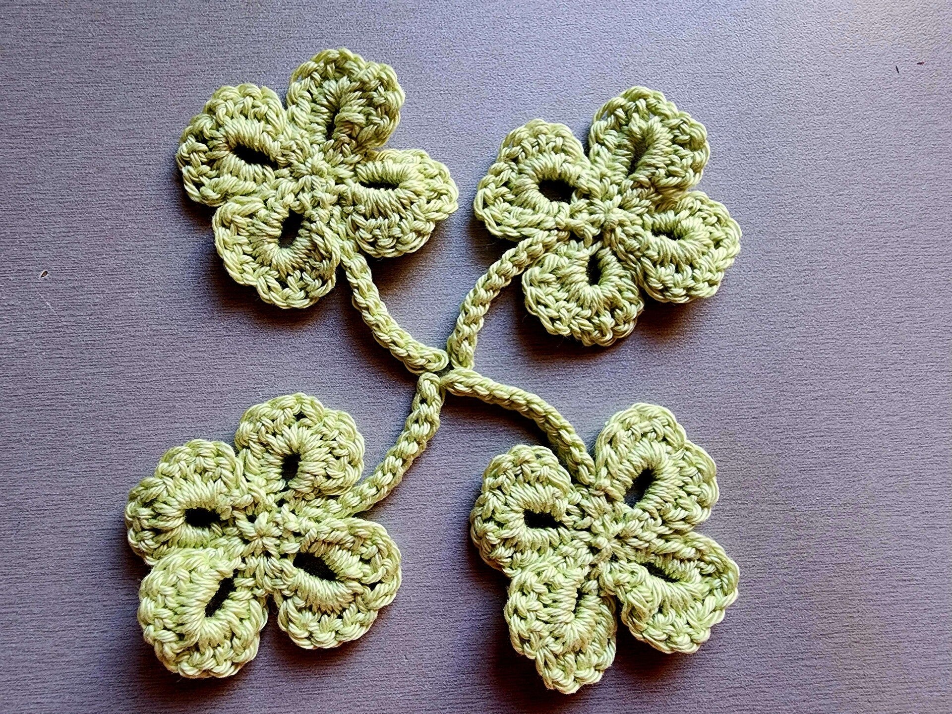 Confettis de table trèfle (lot de 4)
