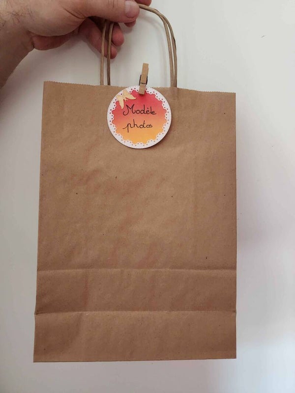 Etiquettes rondes (lot de 5 sur commande)