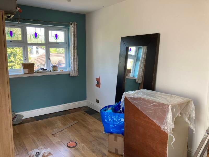 Interior Walls &amp; Skirting - Bedroom [BEFORE] (4)