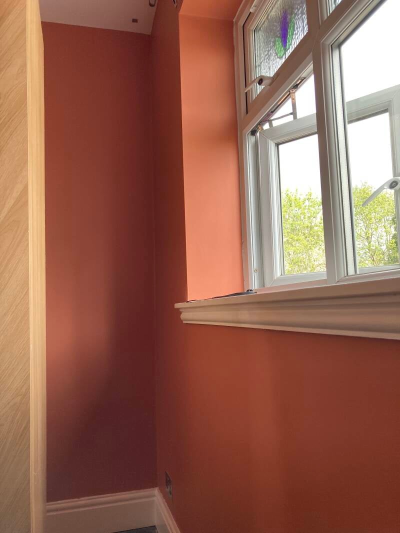 Interior Walls, Skirting &amp; Sill- Bedroom - Terracotta (8)