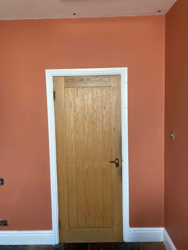 Interior Walls, Skirting &amp; Architrave - Bedroom - Terracotta [AFTER] (2)