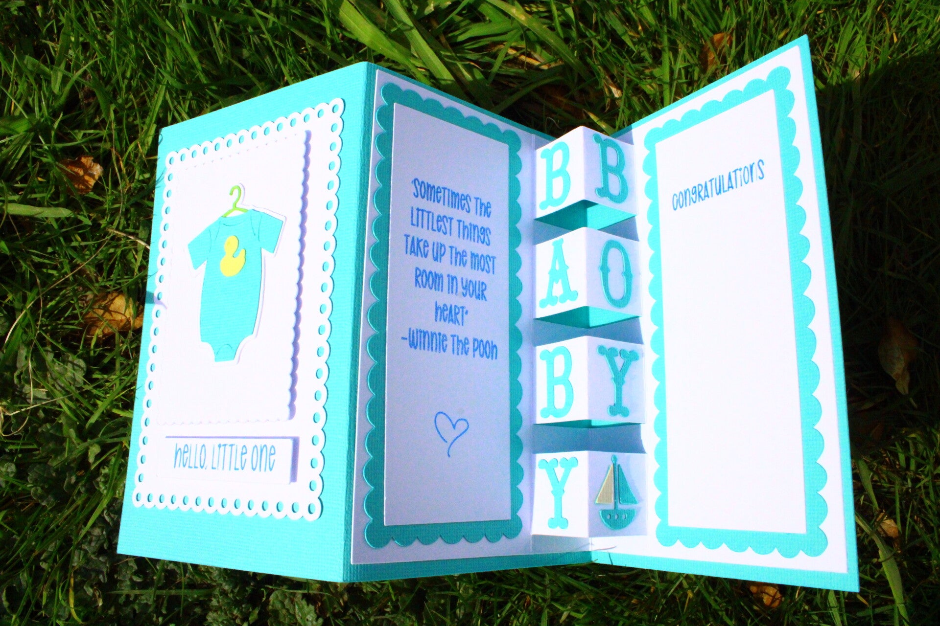 Baby boy card