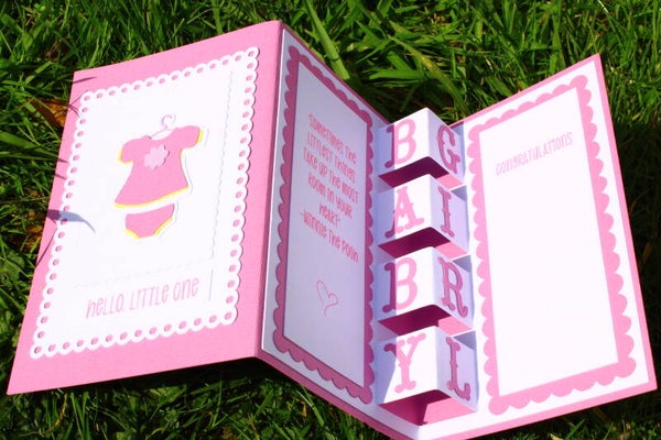 Baby girl card