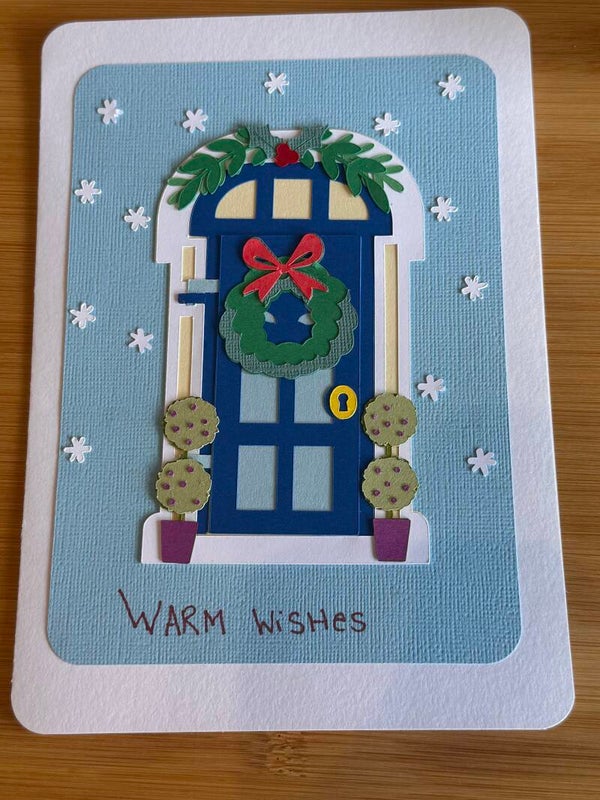 🎄🌲Handmade holiday greeting card