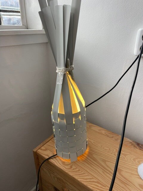 Workshop Lamp van restmateriaal