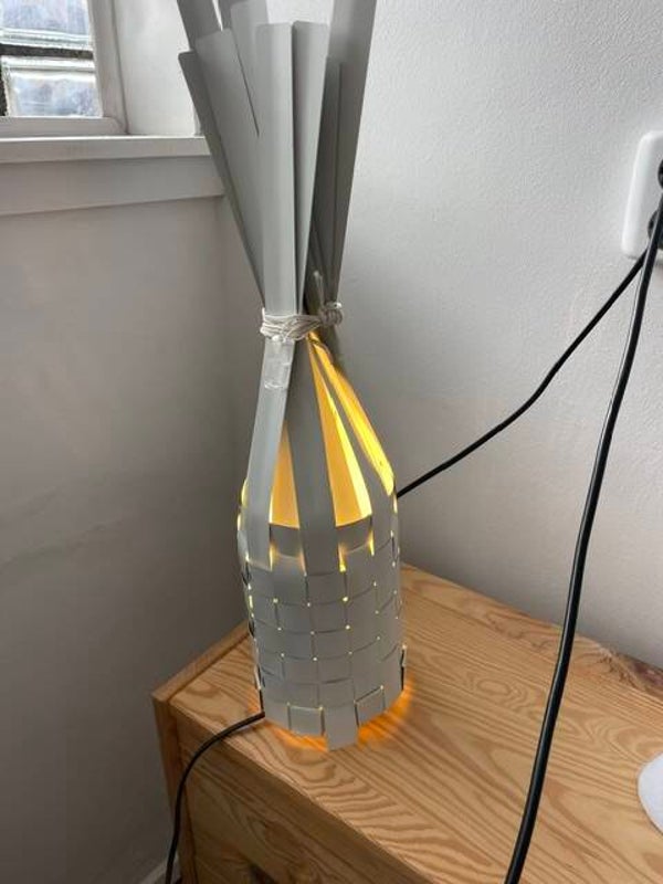 Workshop Lamp van restmateriaal