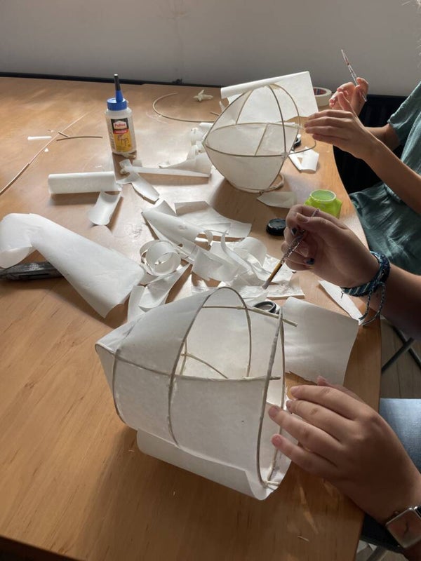 Workshop Wabi Sabi lamp