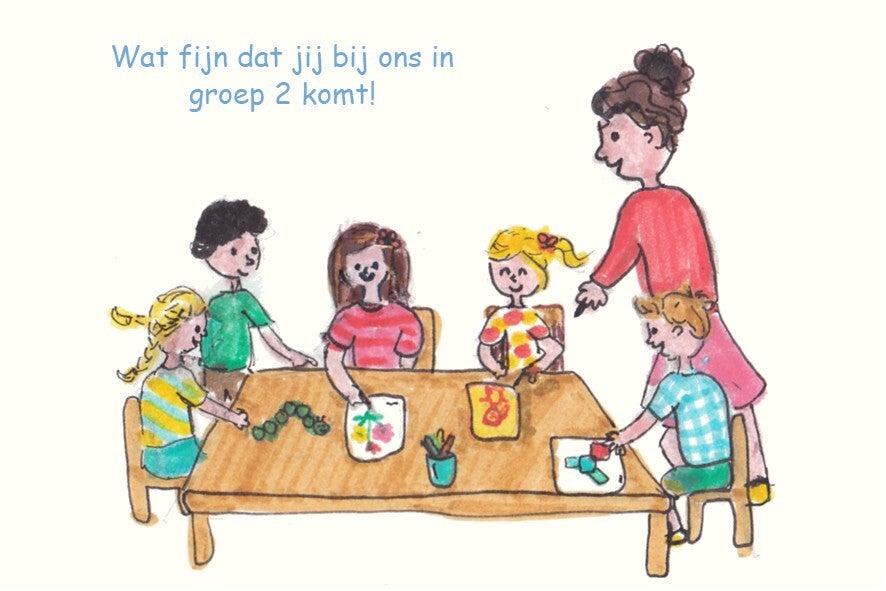 Welkom in groep 2 - 10 x 15 cm