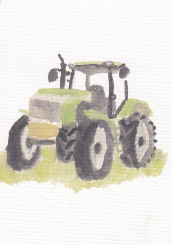 Kaart Tractor 10 x 15 cm
