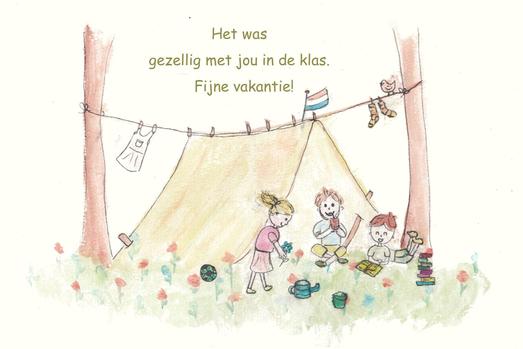 Het was gezellig met jou in de klas  - 10 x 15 cm