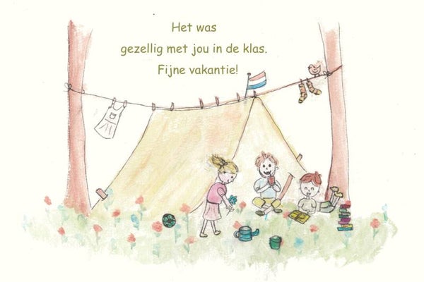 Het was gezellig met jou in de klas  - 10 x 15 cm