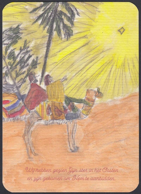 Kerstkaarten Herders, Wijzen en Simeon