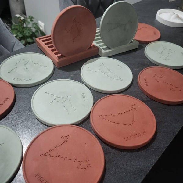 Dessous de verres signes astrologiques