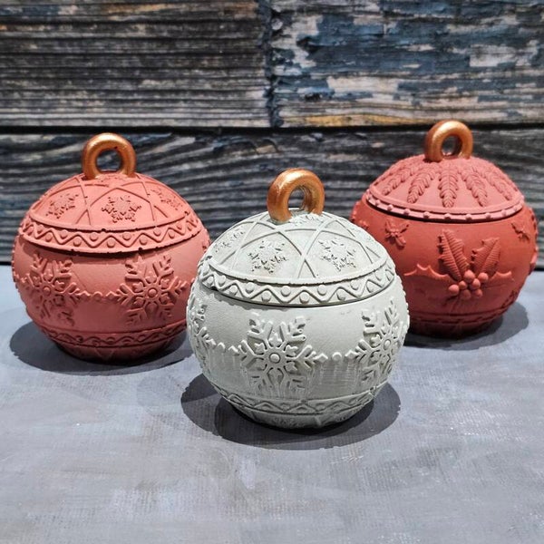 Boîte boule de Noël