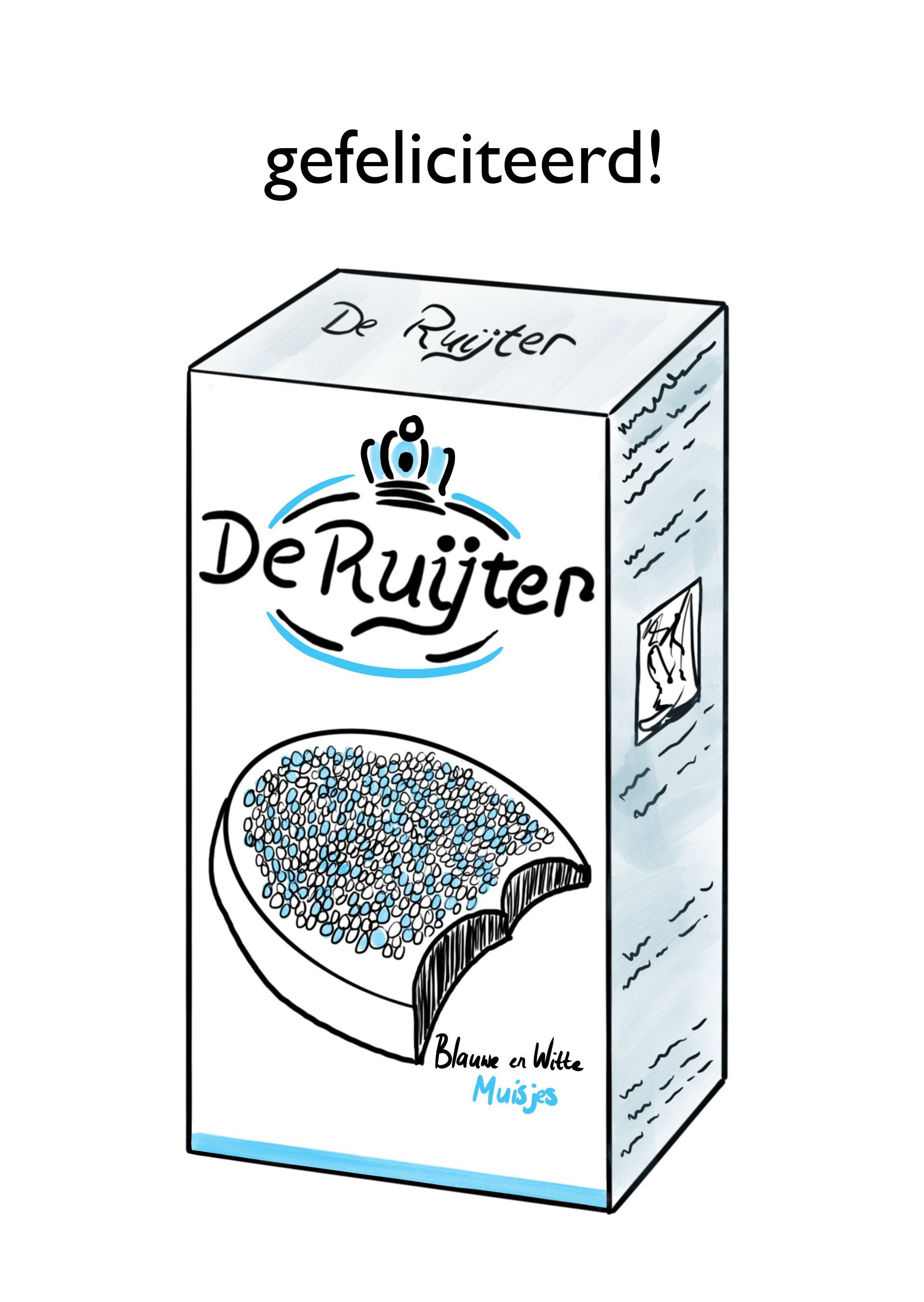 Wenskaart geboorte jongen