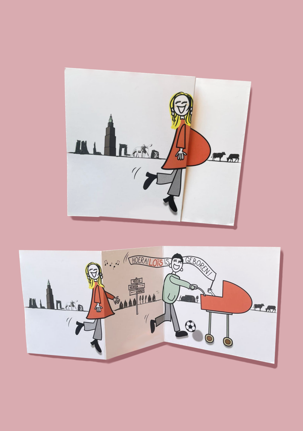 Geboortekaartje op maat - prijs op aanvraag