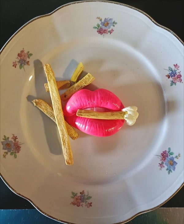 Mondje friet/patat met mayonaise