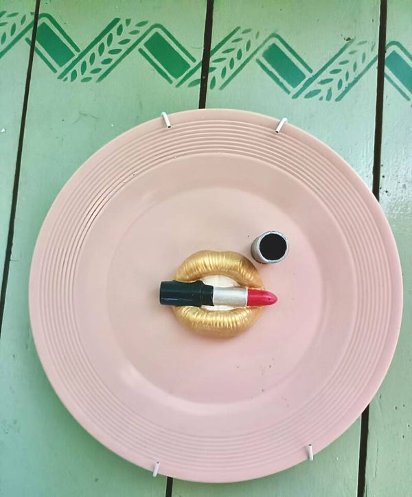 sexy gold lips