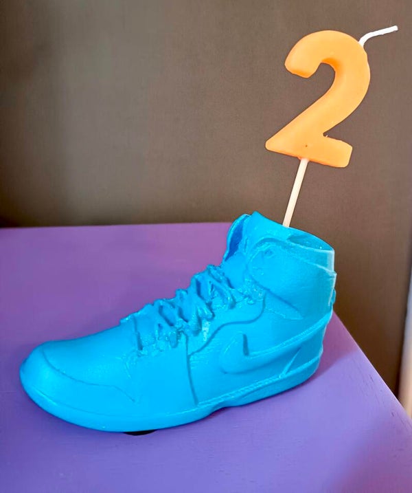 Geurstaafjeshouder Nike sneaker blauw
