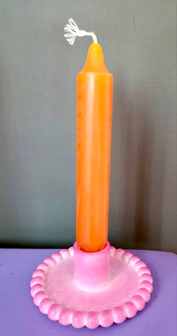Kaarsenhouder roze