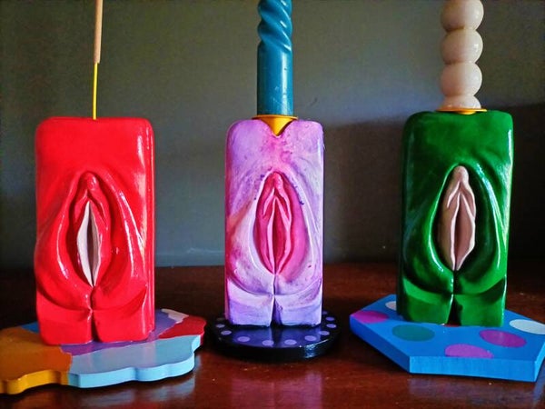 Vulva kandelaar