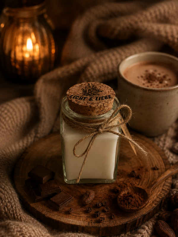 Cocoa Bliss - Duftkerze im Korkglas