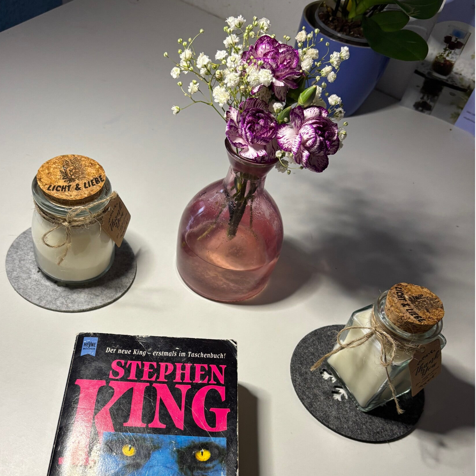 Korkglas Kerzen Set – 120 ml + 200 ml