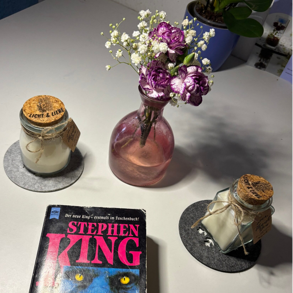 Korkglas Kerzen Set – 120 ml + 200 ml