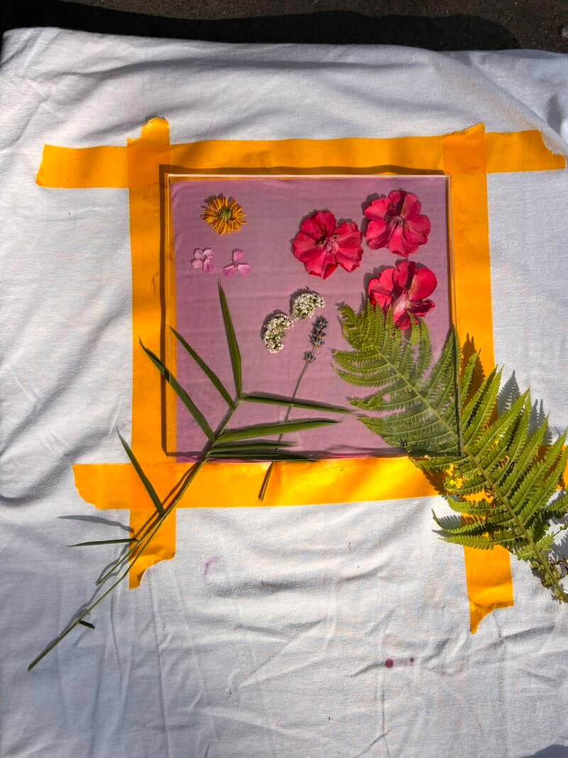 UV-Druck Vorarbeit