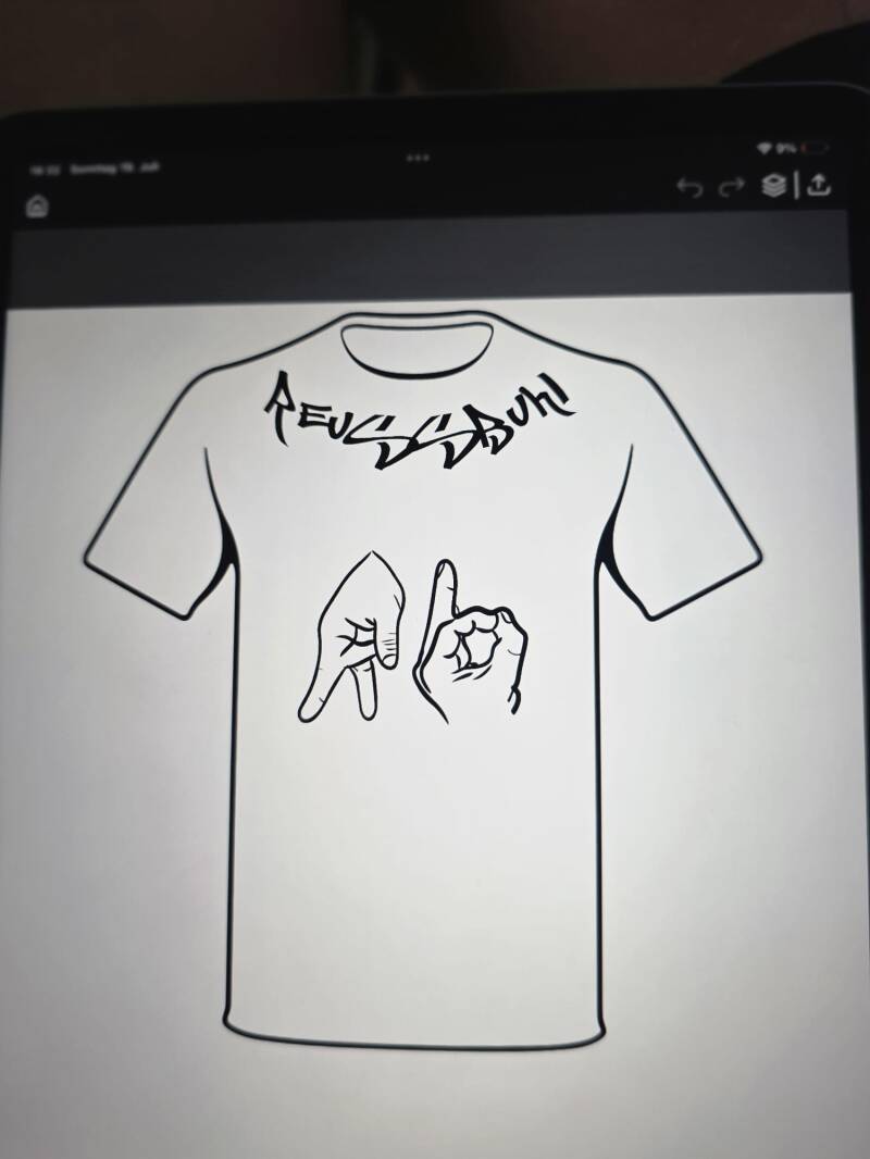 Vorlage zum Tshirt besticken
