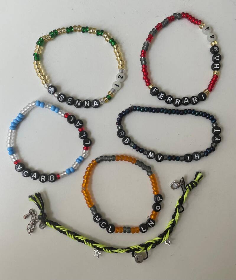 Formula 1 Bracelets