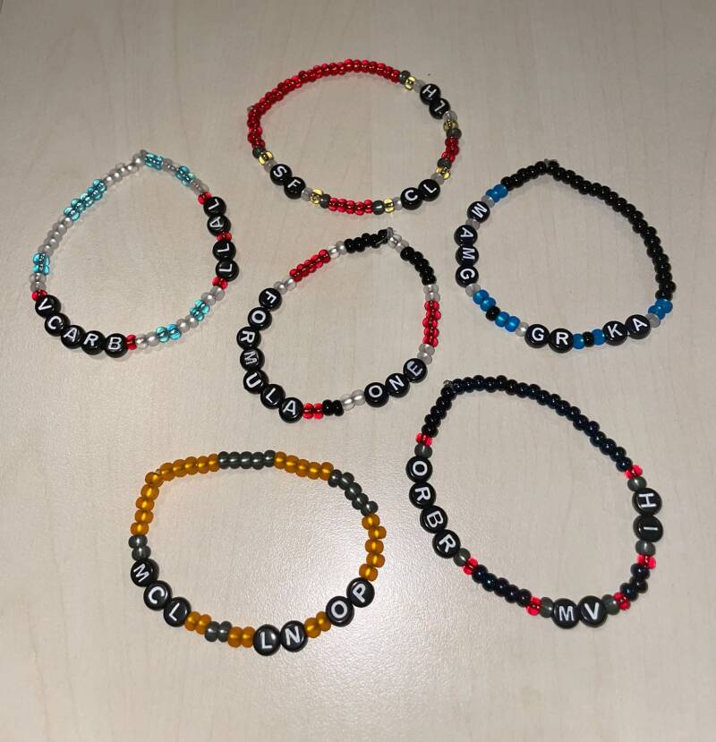 Formula 1 Bracelets 2