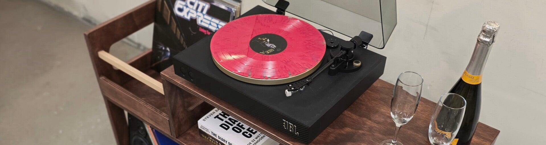 LP kast kopen, platenkast vinyl, meubel platenspeler