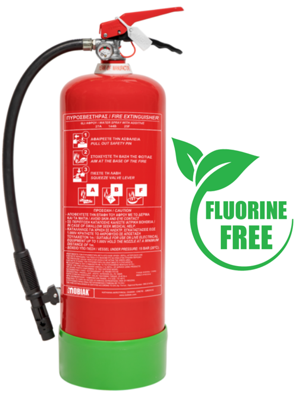 Fluorvrije schuimblusser 9L PD ABF