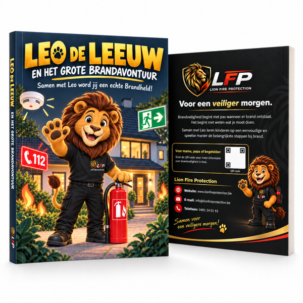 Leo de Leeuw en het Grote Brandavontuur – interactief brandveiligheidsboekje voor kinderen