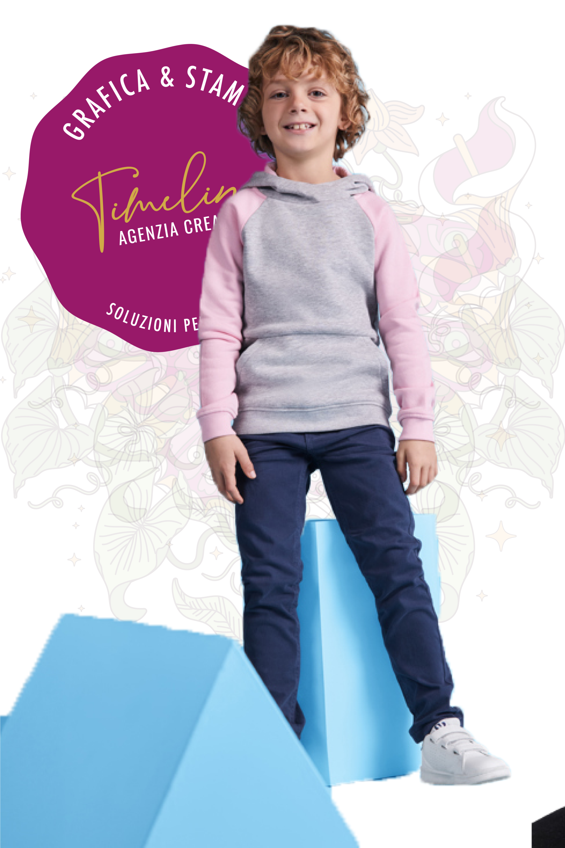 FELPA BICOLOR BAMBINO