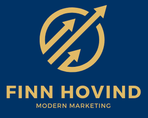 Goldenes Logo von der Marketingfirma F. Hovind Marketing
