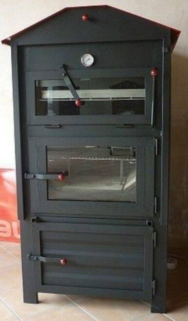 FOUR À BOIS À CUISSON INDIRECTE AVEC CHAMBRE RÉFRACTAIRE