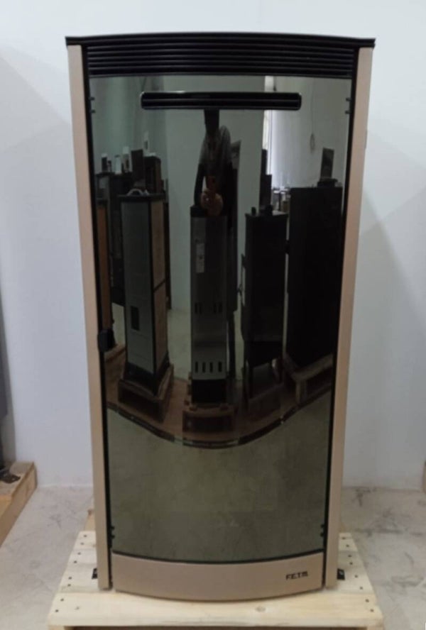 THERMOPOÊLE À BOIS F.E.T.M. MOD. ESTIA LA FLAMME RENVERSÉE