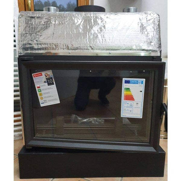 CHEMINÉE À BOIS KRATKI MOD. OLIWIA 18 KW AVEC VENTILATION