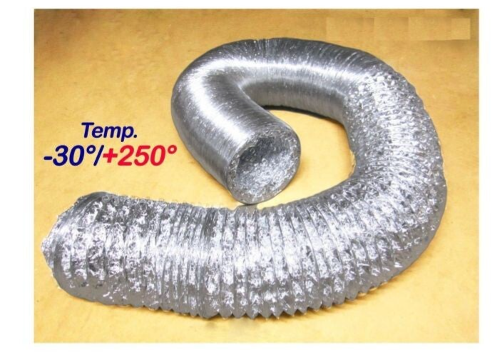 TUBE FLEXIBLE EN ALUMINIUM POUR CONDUIT D'AIR