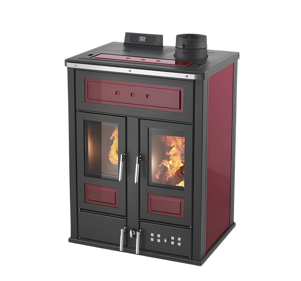 POÊLE THERMIQUE À BOIS / GRANULES KLOVER MOD. BI FIRE MID