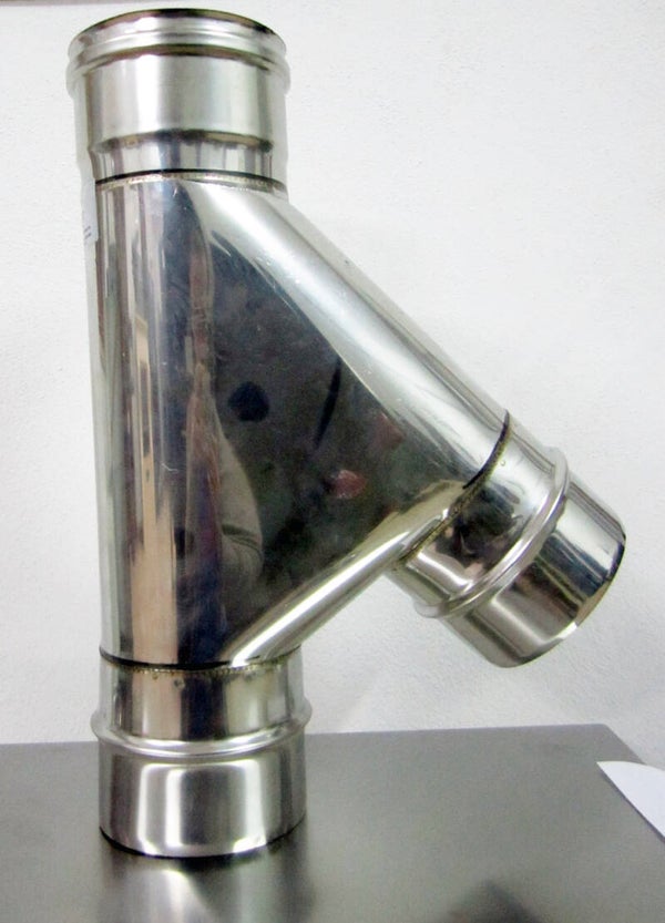 RACCORD BRAGA 135° EN ACIER INOXYDABLE